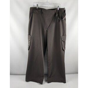 Figs x Star Wars Pants Women 2XL Brown Cargo Baby Yoda Scrubs Limited (38x30)